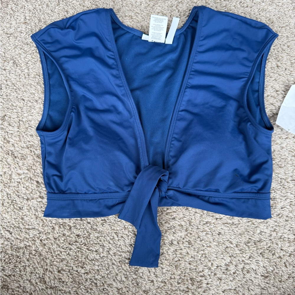 Bleu Rod Beattie Tie-Front Swim Top